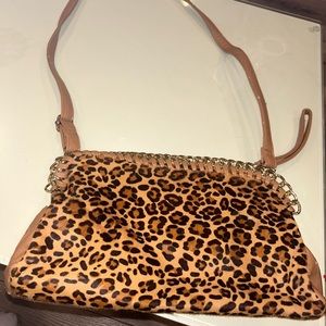 Cheetah cross body purse